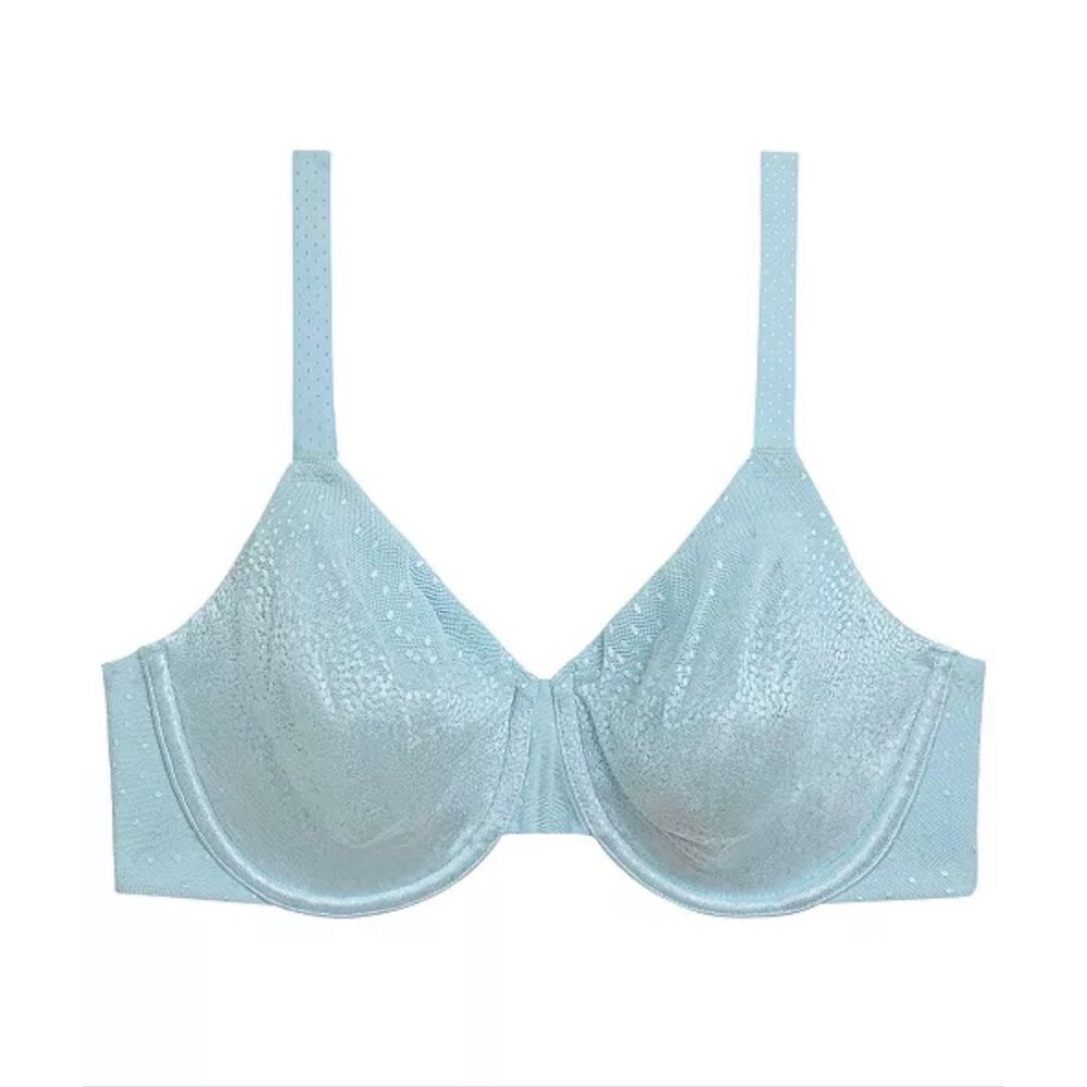 Wacoal Back Appeal Smoothing Underwire Bra Soft Sky Elegance 36D